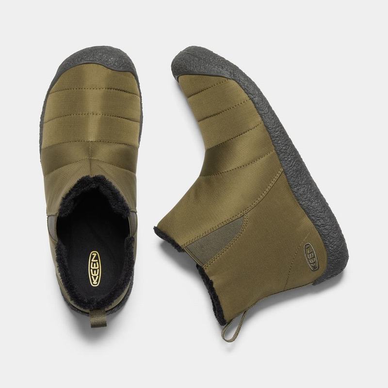 Keen Howser Mid Nylon Slipper - Erkek Bot - Zeytin Yeşili - Türkiye (612835TKJ)